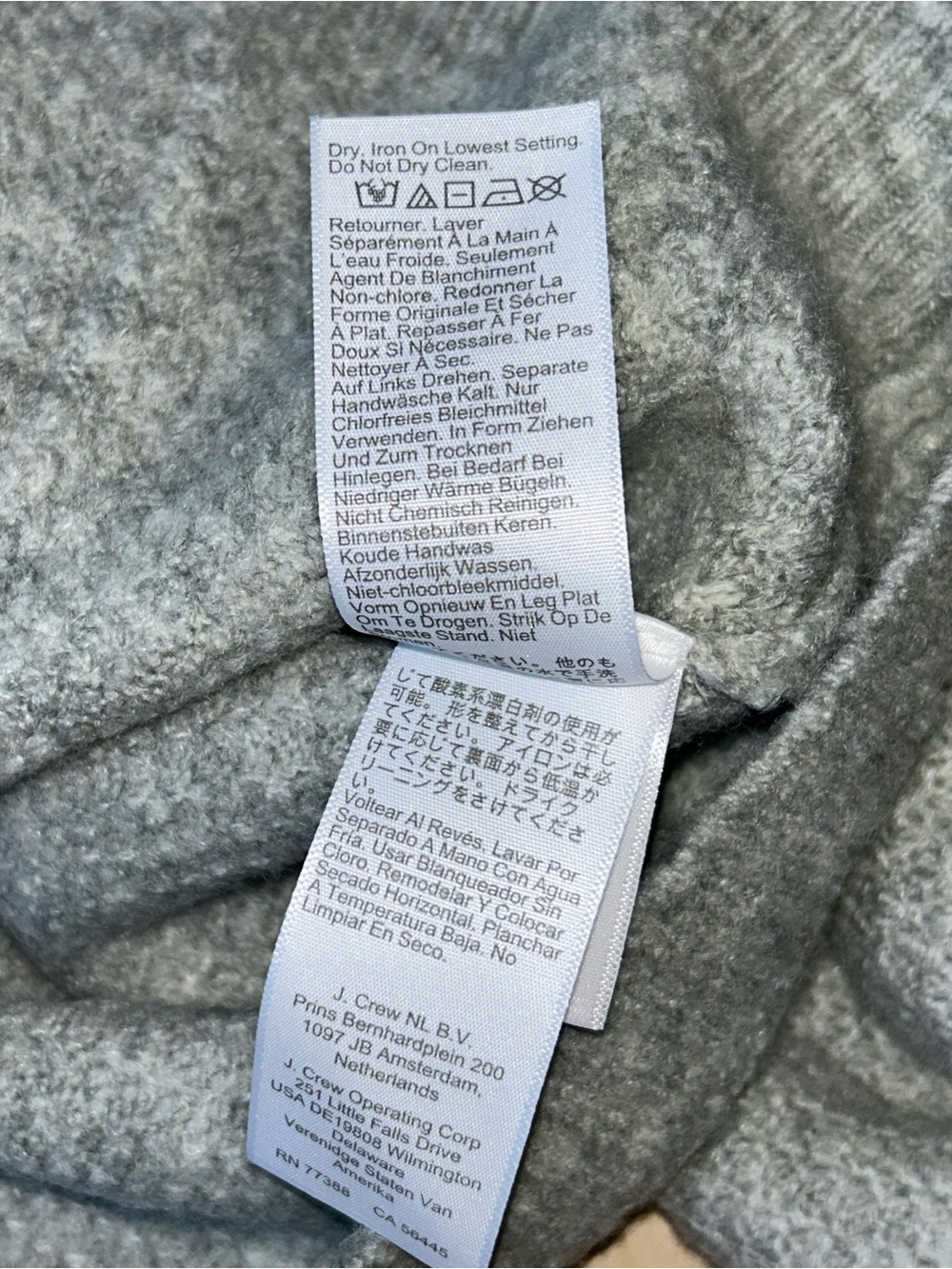 J.Crew Odette Sweater Lady Jacket with Jewel Buttons Heather Gray Size Large NWT - Picture 12 of 16